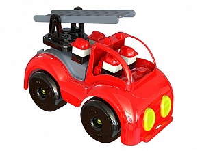 Пожарная машинка для малышей из серии Крепыш, 33 см. (Пластмастер, 31124)